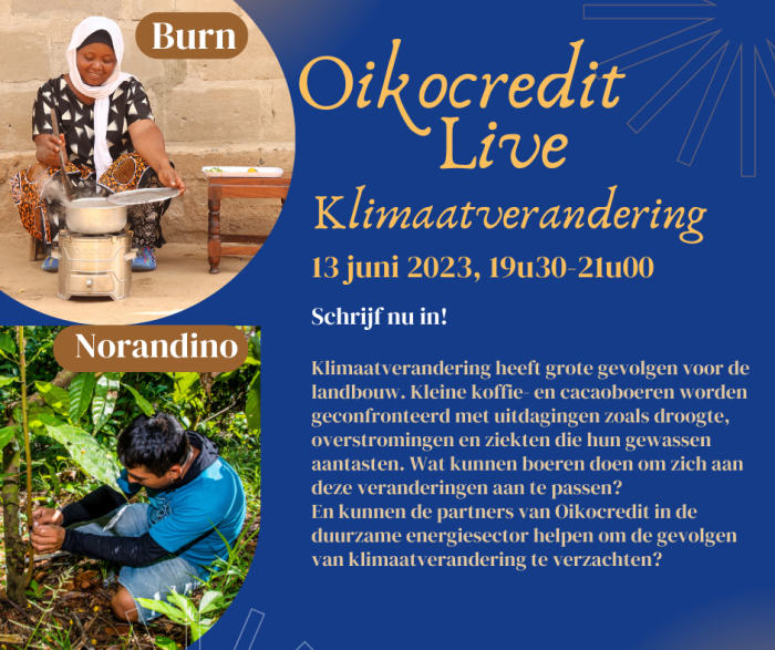 Oikocredit Live klimaatverandering