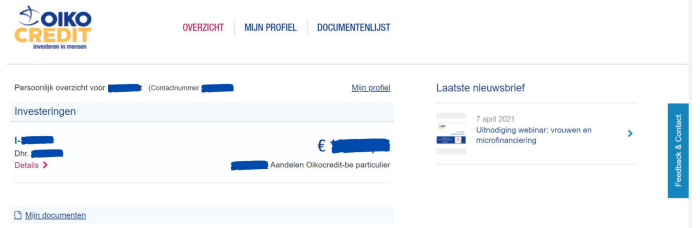 Mijn Oikocredit